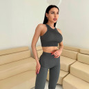 Sportswear Топ Спортивний Сірий в Рубчик Grey