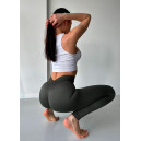 Спортивний одяг Топ Спортивний Білий в Рубчик Білий