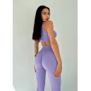 Sportswear Топ Спортивний Лавандовий в Рубчик Violet