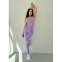 Sportswear Топ Спортивний Лавандовий в Рубчик Violet