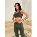 Спортивная одежда Топ Спортивний Оливковий Оливковый