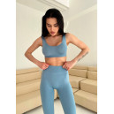 Спортивний одяг Топ Спортивний Голубий Блакитний