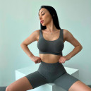 Sportswear Топ Спортивний Сірий Grey