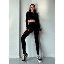 Sportswear Кроп Топ з Довгим Рукавом Чорний Black