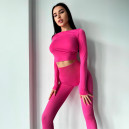 Sportswear Кроп Топ з Довгим Рукавом Рожевий Pink