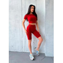 Спортивний одяг Кроп Топ Червоний Червоний