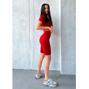 Спортивний одяг Кроп Топ Червоний Червоний