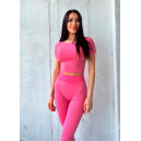 Спортивний одяг Кроп Топ Рожевий Рожевий