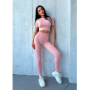 Спортивний одяг Кроп Топ Рожевий Рожевий