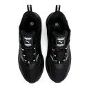 Кроссовки Puma RS All Black З ФЛІСОМ Черный