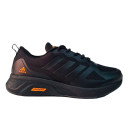 Кросівки Adidas Cloudfoam Black Orange Termo с Флисом Чорний