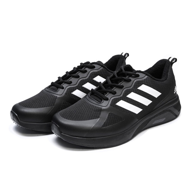 Adidas Cloudfoam Black White Termo с Флисом