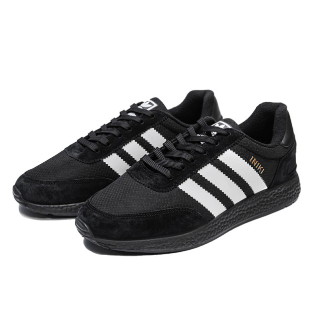 Adidas Iniki Black З ФЛІСОМ
