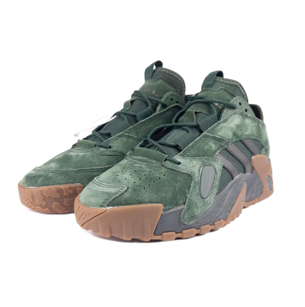 Adidas Streetball Olive Winter Suede С МЕХОМ