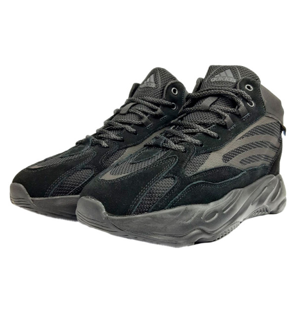 Adidas Yeezy Boost 700 High Black Winter С МЕХОМ