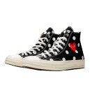 Кеды Converse x Comme Des Garcons Play Chuck 70 High Polka Dot Black 157250C Черный/белый