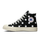 Кеды Converse x Comme Des Garcons Play Chuck 70 High Polka Dot Black 157250C Черный/белый