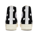 Кеды Converse x Comme Des Garcons Play Chuck 70 High Polka Dot Black 157250C Черный/белый