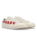 Sneakers Converse x Comme Des Garcons Play Chuck 70 Low Multi Heart 162975C Beige