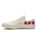 Sneakers Converse x Comme Des Garcons Play Chuck 70 Low Multi Heart 162975C Beige