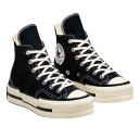 Кеди Converse Chuck 70 Plus High Black White A00916C Чорний/білий