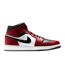Кроссовки Jordan 1 Mid Chicago Toe 554724-069 Белый/красный