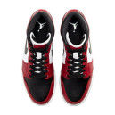 Кроссовки Jordan 1 Mid Chicago Toe 554724-069 Белый/красный