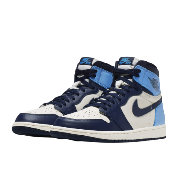 Jordan 1 Retro High Obsidian UNC 555088-140