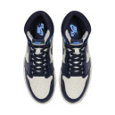 Кросівки Jordan 1 Retro High Obsidian UNC 555088-140 Білий/синій