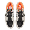 Кросівки Jordan 1 Retro High Neutral Grey Hyper Crimson 555088-018 Чорний/сірий