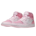 Кросівки Jordan 1 Mid Digital Pink CW5379-600 Рожевий