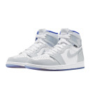 Кроссовки Jordan 1 Retro High Zoom White Racer Blue CK6637-104 Белый/серый