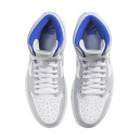 Кроссовки Jordan 1 Retro High Zoom White Racer Blue CK6637-104 Белый/серый