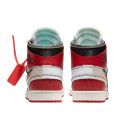 Кросівки Jordan 1 Retro High Off-White Chicago AA3834-101 Білий/червоний