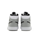 Кросівки Jordan 1 Mid Light Smoke Grey 554724-092 Білий/сірий