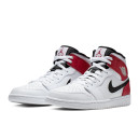 Sneakers Jordan 1 Mid White Black Gym Red 554724-116 White/red