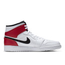Sneakers Jordan 1 Mid White Black Gym Red 554724-116 White/red