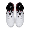 Sneakers Jordan 1 Mid White Black Gym Red 554724-116 White/red