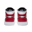 Sneakers Jordan 1 Mid White Black Gym Red 554724-116 White/red