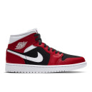 Кросівки Jordan 1 Mid Gym Red Black BQ6472-601 Різнокольорові