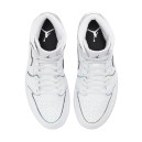 Кросівки Jordan 1 Mid Iridescent Reflective White CK6587-100 Чорний/білий