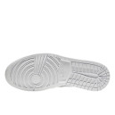 Кросівки Jordan 1 Low Triple White Tumbled Leather 553558-130 Білий