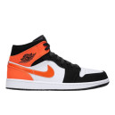 Кроссовки Jordan 1 Mid Shattered Backboard 554724-058 Разноцветные, Оранжевый