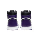 Кроссовки Jordan 1 Retro High Court Purple White 555088-500 Фиолетовый