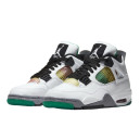 Кросівки Jordan 4 Retro Lucid Green Rasta AQ9129-100 Різнокольорові