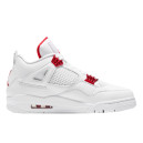 Кроссовки Jordan 4 Retro Metallic Red CT8527-112 Белый/красный