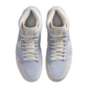 Кроссовки Jordan 1 Mid Mixed Textures Blue DA4666-100 Голубой