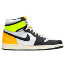 Кроссовки Jordan 1 Retro High White Black Volt University Gold 555088-118 Разноцветные