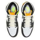 Кроссовки Jordan 1 Retro High White Black Volt University Gold 555088-118 Разноцветные