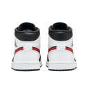 Кросівки Jordan 1 Mid Black Chile Red White 554724-075 Різнокольорові
